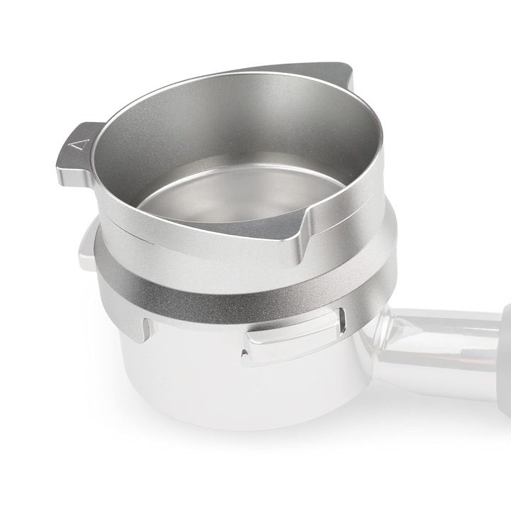 Funnel de masurare 54mm pentru aparate de cafea Breville, set, argintiu