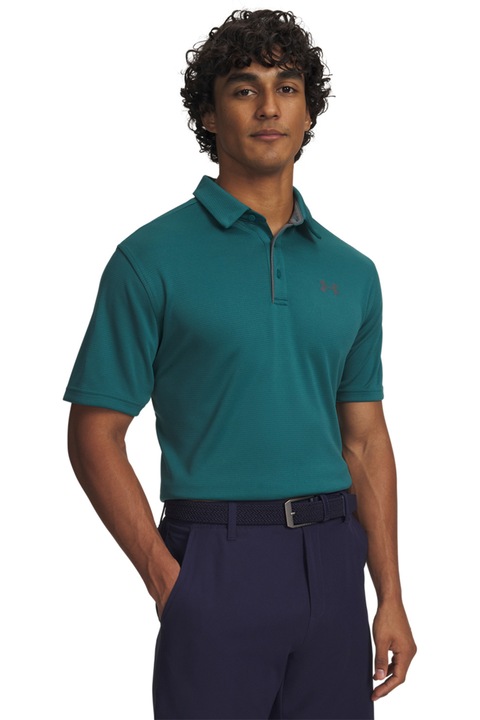 Under Armour, Tricou polo pentru golf Tech™, Verde petrol