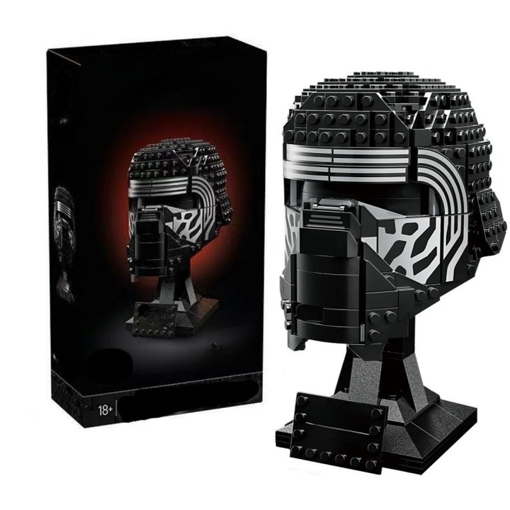 Set de constructie Star Wars Casca Kylo Ren, detalii realiste, pentru baieti