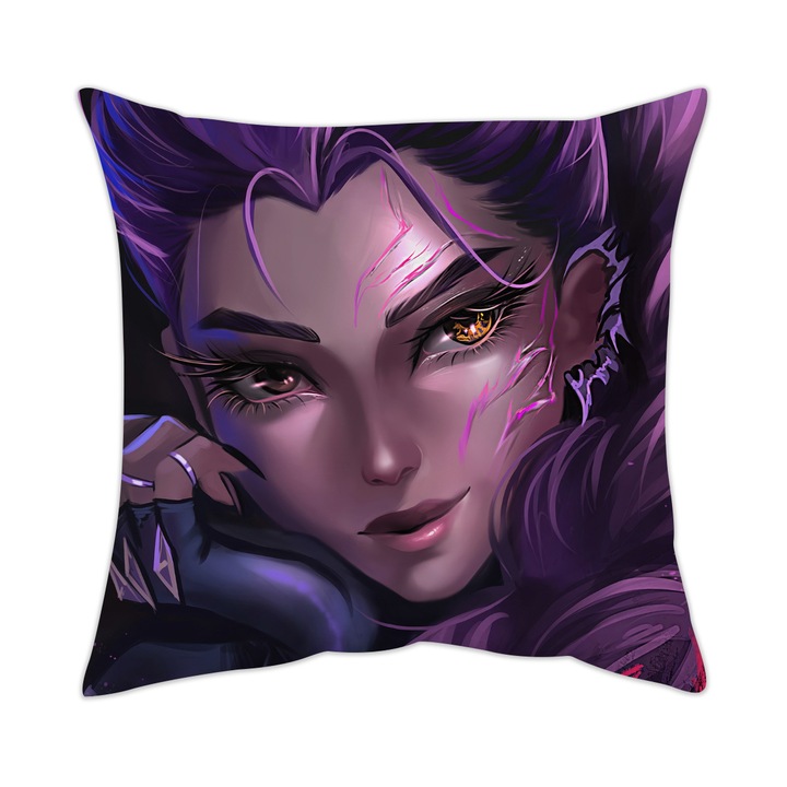 Fete de perna K-pop Hunter Girls, imprimeu fashion, 45x45cm, design unicolor pe spate