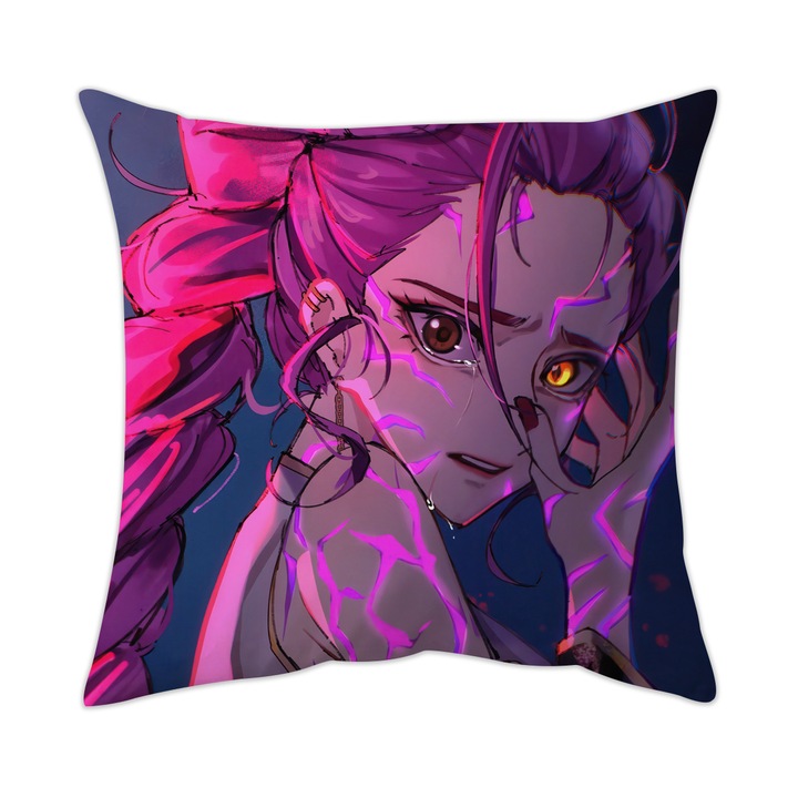 Fete de perna K-pop "Hunter Girls", imprimeu fashion, 45x45cm, design unidirectional