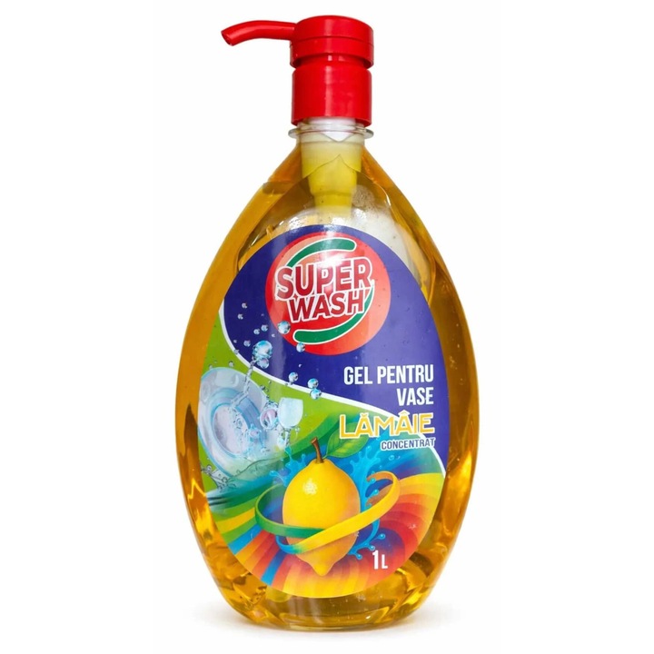 Super wash Mosogatószer citrom illattal 1L