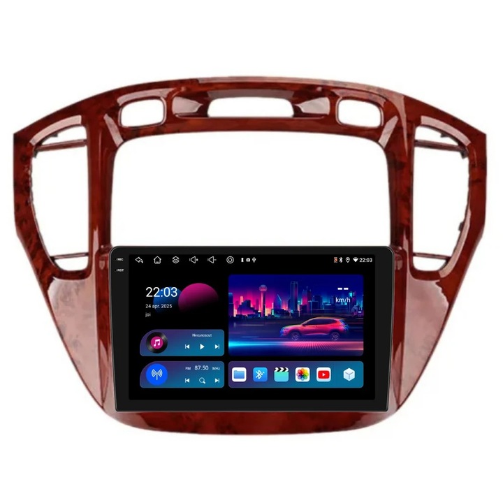 Navigatie PilotOn Toyota Highlander 2002-2008 9 inch 4GB 64GB 8 CORE