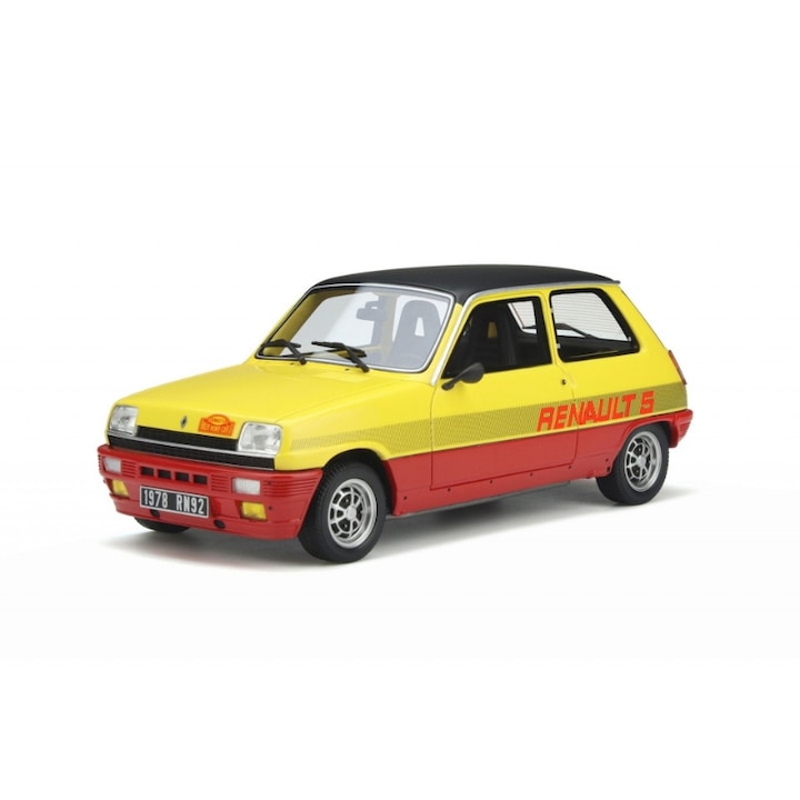 Renault 5 TS autómodell, Monte Carlo Yellow, 1978, OT891, LE 2000 db, Otto Models