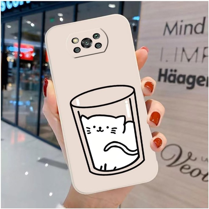 Husa Xiaomi Poco X3 NFC/X3 Pro Cirese Monstru Moale TPU Model Animal