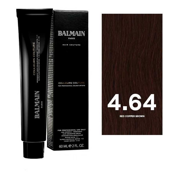 Vopsea de păr, Balmain, Couleurs Couture, aramiu, 60 ml