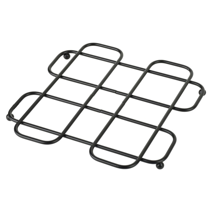 Edényalátét fém, Modern Kitchen, Modern Kitchen, 18 x 18 x 1, 5 cm, fekete, 1 darab