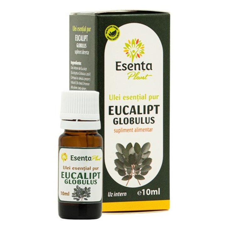 Ulei esential pur de Eucalipt, 10 ml, Esenta Plant