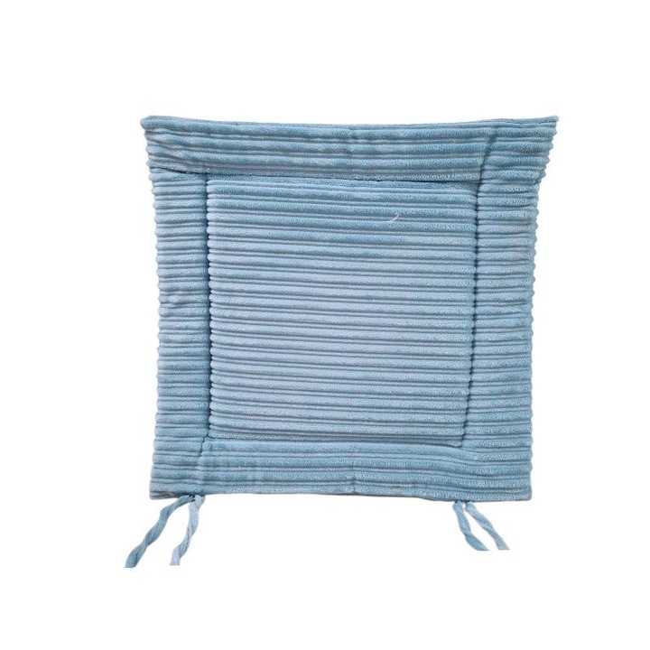 Perne decorative Tradesor, maxilari kareklas, 40x40cm, albastru, material moale