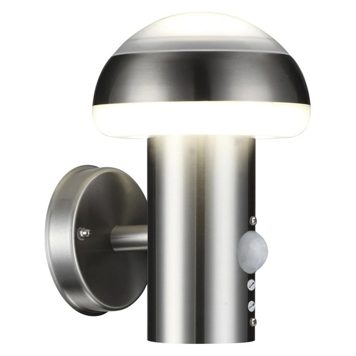 Aplica LED pentru exterior Klausen Otawa, 11W, gri, IP44