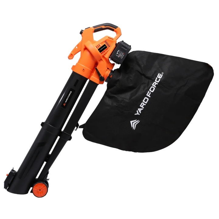 Suflanta si aspirator frunze Yard Force LB C20C cu acumulator, 40V, 45 L