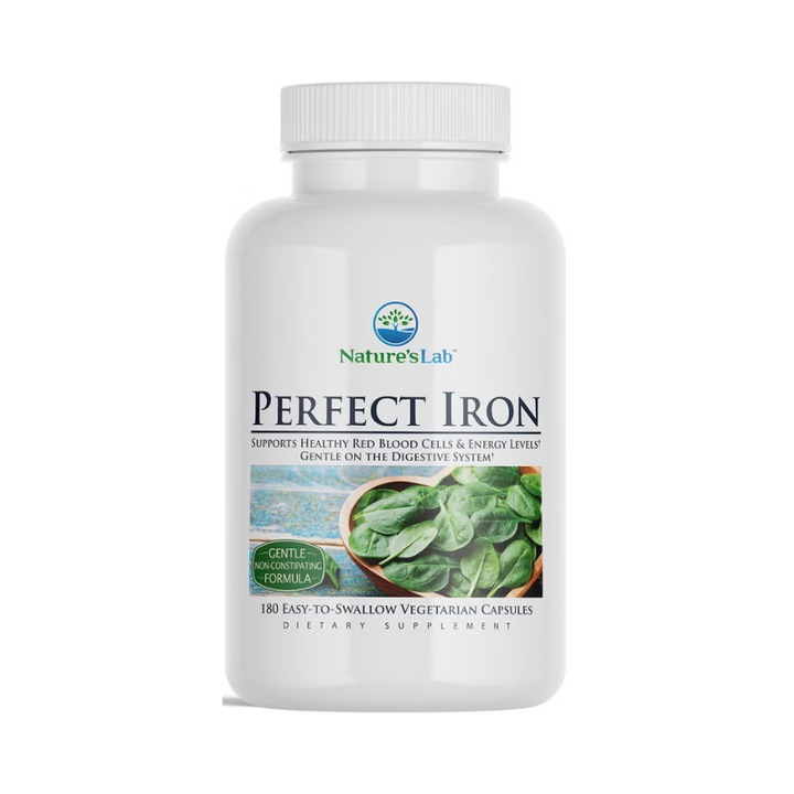 Nature's Lab® Perfect Iron, Fier Bisglicinat, 180 cps