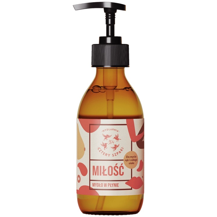 Cztery Szpaki folyékony szappan, Szerelem, 300ml, orientális illat, kézre és testre