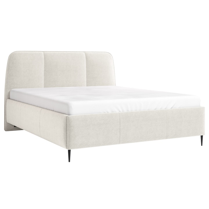 Paturi dormitor Rapikti 160x200, MIRJAN 24, crem, 167x212x106 cm