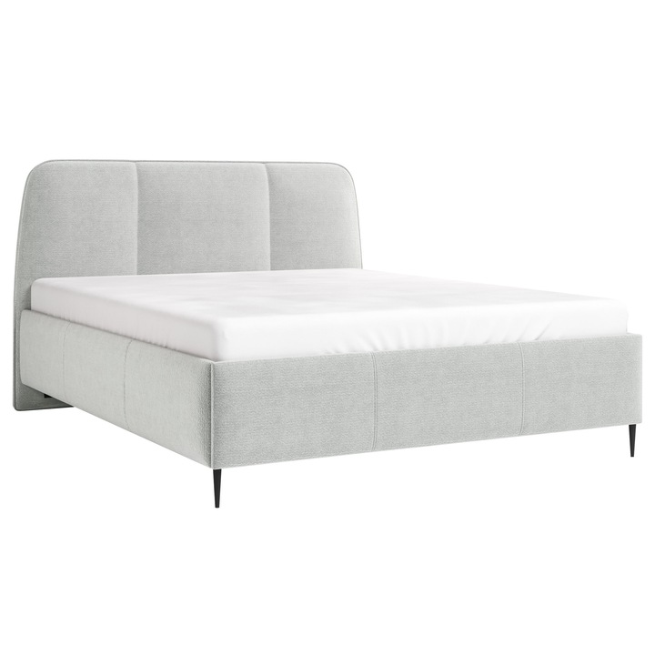 Paturi dormitor Rapikti 180x200, MIRJAN 24, gri, 187x212x106 cm