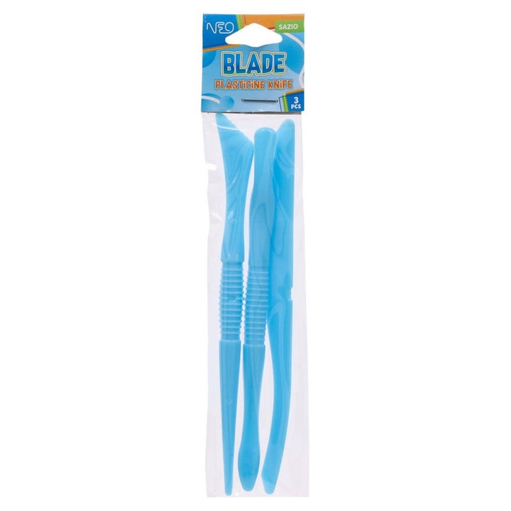 Lame de modelare Sazio Blade, din plastic, 3 bucăți