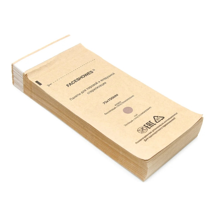 Pungi sterilizare din hartie pentru pupinel 75x150 mm, set 100 buc ZoePRO COOL