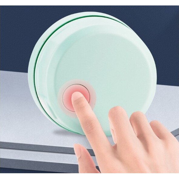 Aspirator desktop, electric, verde, pentru resturi de radiera si tastatura
