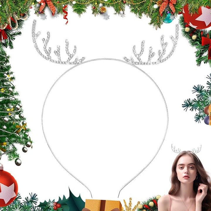 Bentite de Craciun, reindeer, set, multicolor, dimensiune universala