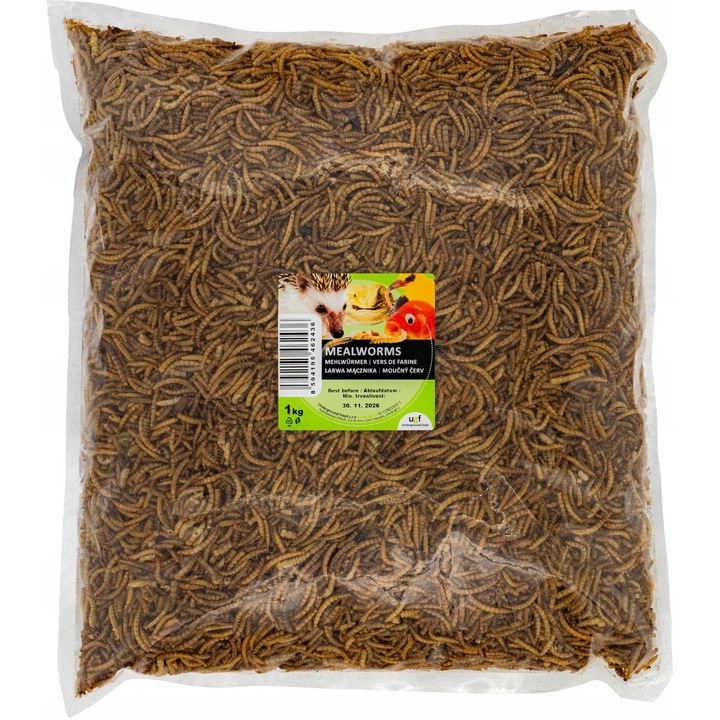 Madár- és rágcsálóeledel, UGF, szárított lárvák 1kg