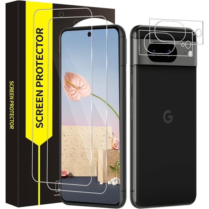 Folie Protectie VSEER Google Pixel 8A Sticla 4 Buc
