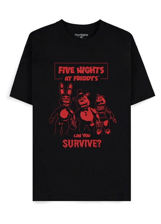 Tricou Five Nights at Freddy's Can You Survive
