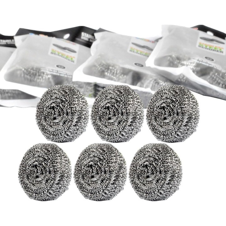 Burete Bucatarie YOBOKO, Durabil, Sarma Otel 6 buc