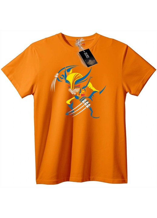 Wolverine Batman Fúziós póló, Narancssárga