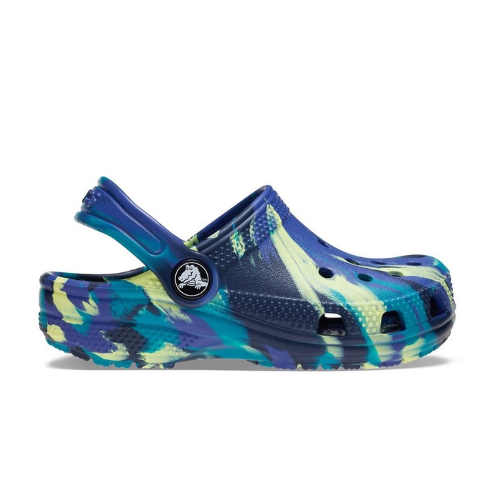 Saboti Crocs Classic Marbled JR 207464-4RR, Baieti, Multicolor, 36-37 EU