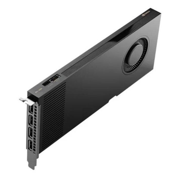 Placă grafică PNY RTX 4000 Generația Ada, nVidia, inclus accesorii, performanțe excelente, multicolor