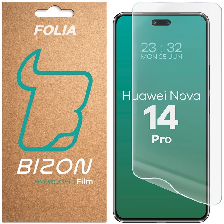 Hidrogél fólia Bizon Film Hydrogel Front kompatibilis Huawei nova 14 Pro