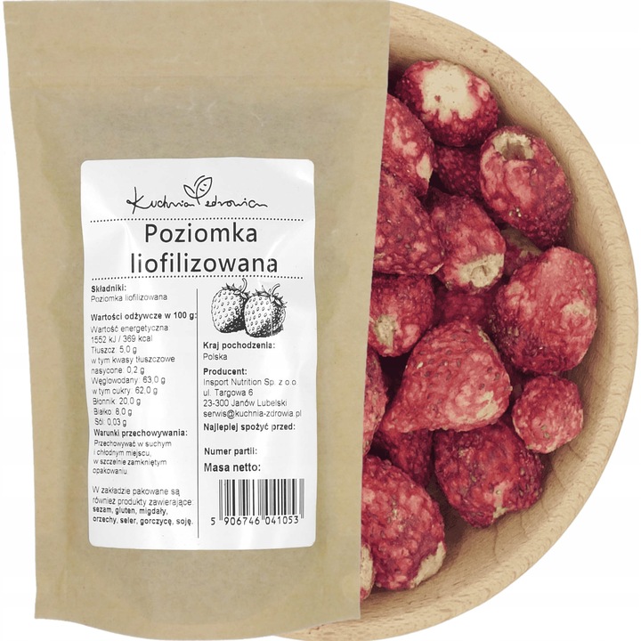 Capsuni de padure liofilizate 10 g fructe intregi
