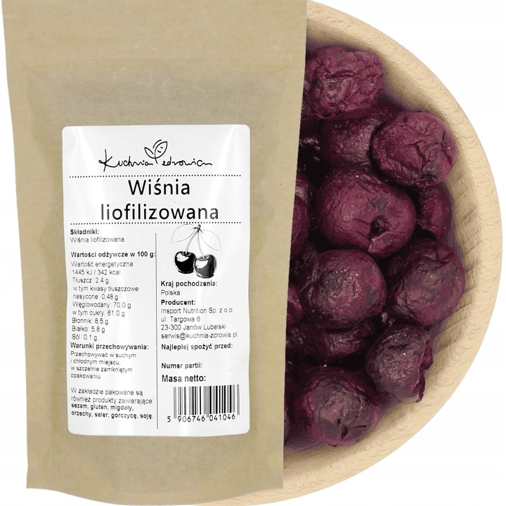 Visine liofilizate 100 g snack natural crocant