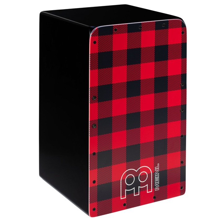 Cajon Meinl Lumberjack, kompakt, mély basszus, állítható sizzle, fekete, 19.75x11.75x12 hüvelyk