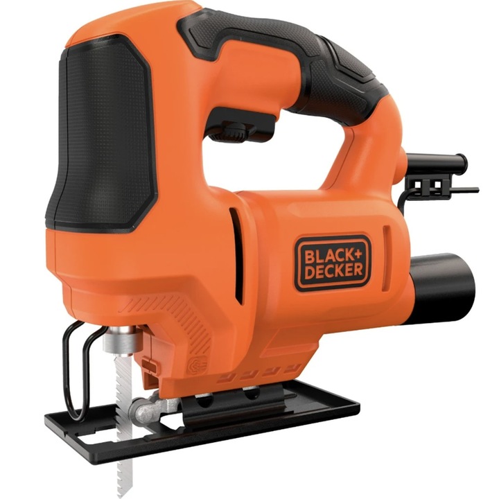 Fierastrau electric vertical, pendular, Black Decker, 400 W, taiere lemn, metal, plastic, include panza, prindere fara cheie, 3000 curse / min, 1.6 kg, 89 dB, 220V