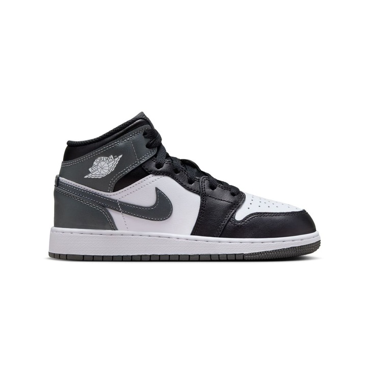 Pantofi sport Jordan Air Jordan 1 Mid BG 59148, Negru/Gri