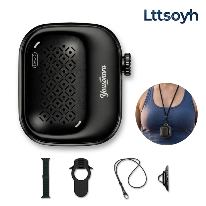 Boxa portabila bluetooth Lttsoyh New2, Wireless, IP68 Waterproof & Praf, 129dB Sunet, Multiconectare 1+N, Autonomie 20 ore, HandsFree, Rezistent la apa, Negru