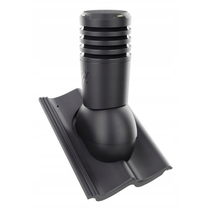 Kominek Ventilatie EcoLine, Krono-Plast, 150mm, Antracit, Set complet