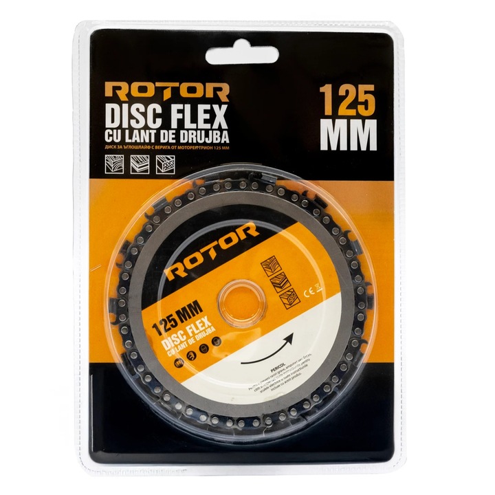Disc flex 125 mm Rotor, pentru lemn, control sporit, montaj rapid