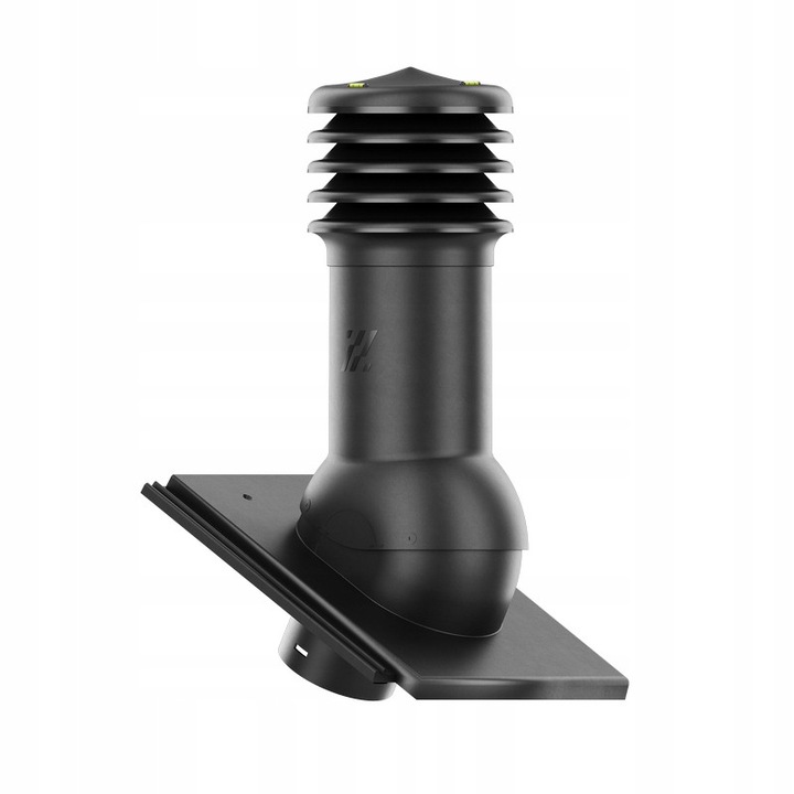 Componente acoperis, Krono-Plast, cominek ventilatie HIVENT, 125 mm, neizolat, 480 mm, pentru tigla KAPSTADT PLANAR/DURATOP, cu niveluri