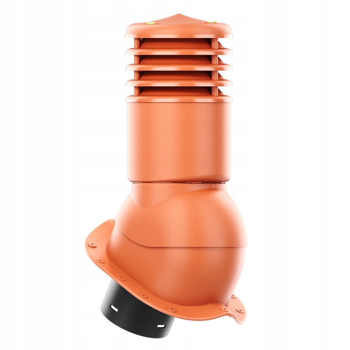 Elemente pentru acoperis, Krono-Plast, Kominek ventilat OCIEPLON, 150mm, culoare caramizie