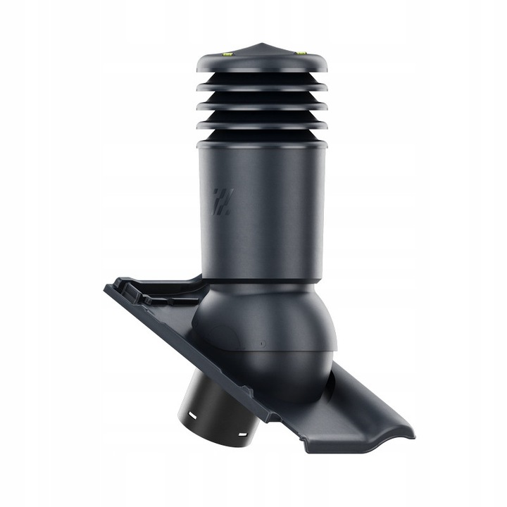 Completare set cominek ventilat HIVENT 150 mm, Krono-Plast, antracit/grafit, 480 mm, cu niveluri pentru montaj