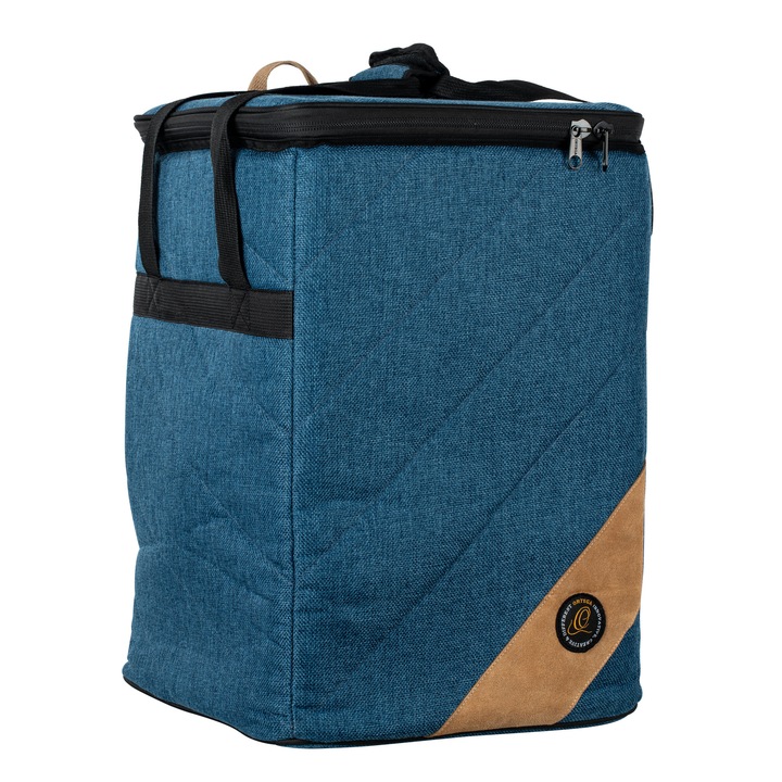 Ortega OGBCJ-OC Cajon táska, óceánkék, textil anyag, 345x450x345mm
