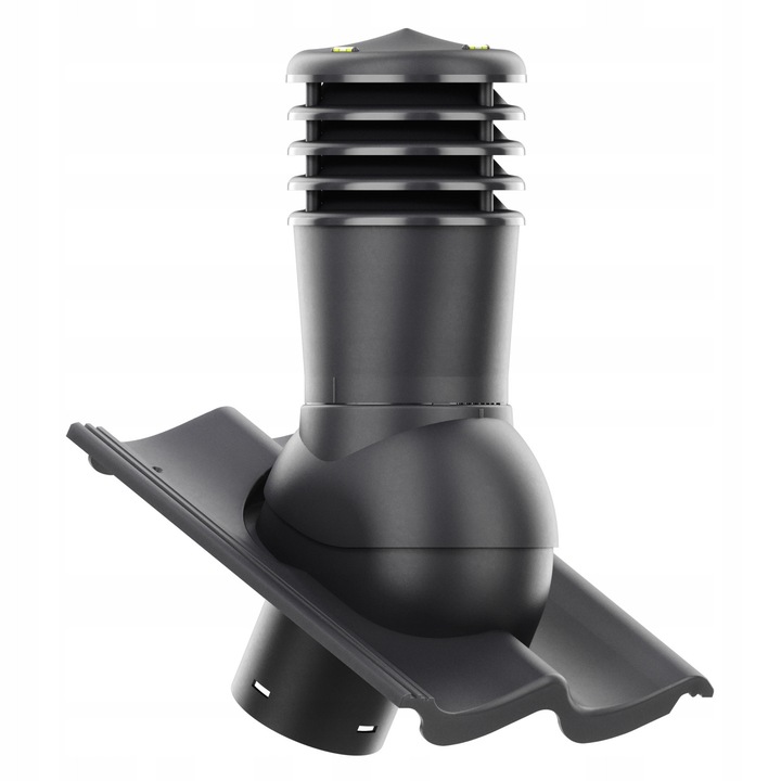 Kominek ventilator SMART 150 mm, Krono-Plast, CREATON GOTEBORG, mat, dimensiuni 420x334mm, set complet