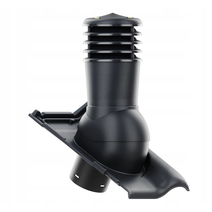 Kominek ventilator SMARTLINE fi150, Krono-Plast, pentru acoperis ceramic ROBEN MONZA, 150mm, multicolor, set complet