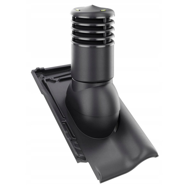 Kominek Ventilatie Set, Krono-Plast, SmartLine, Ocieplon, Antracyt, DN150mm, H456mm, 37x46cm