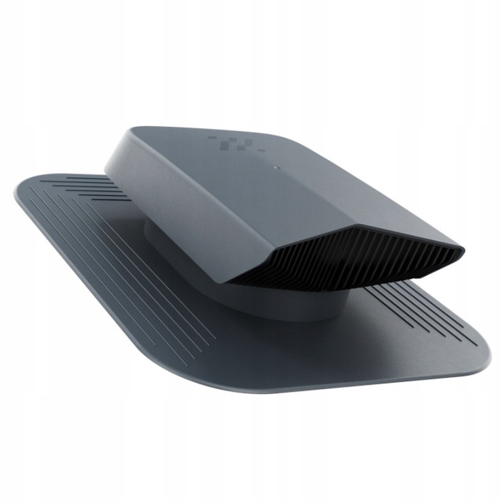 Ventilator polaciowy Krono-Plast, antracit RAL 7016, dimensiuni 46x37cm, pentru gont si papa, set complet.