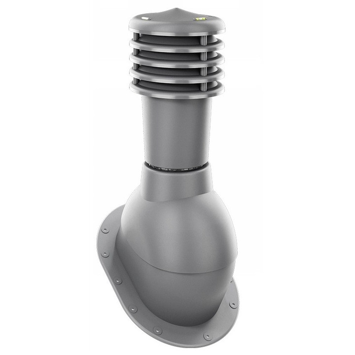 Kominek Ventilatie SmartLine, DN125mm, Grafit, Set complet