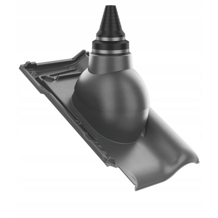 Trecere antena etansa, Krono-Plast, Creaton Titania, antracit, 37x46cm, 36cm