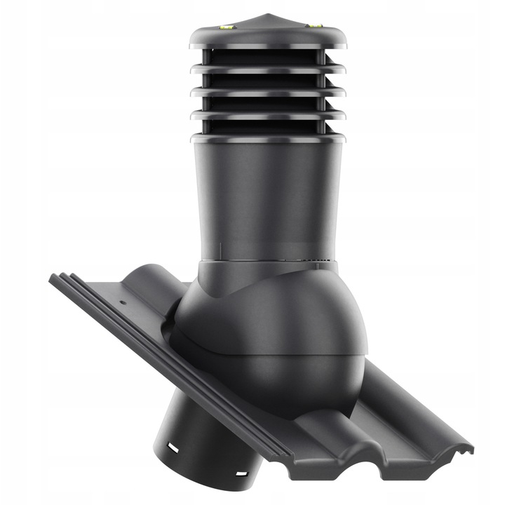 Kominek Ventilatie SmartLine, Krono-Plast, Grafit, DN150mm, H456mm, set complet